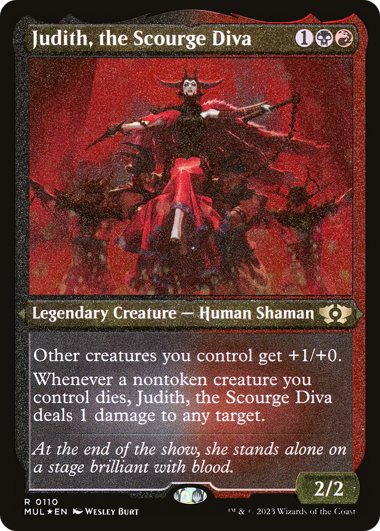 Judith, the Scourge Diva (Foil Etched) [Multiverse Legends] | Total Play