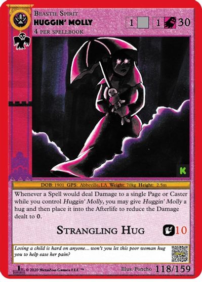 Huggin' Molly [Cryptid Nation: Kickstarter Edition] | Total Play