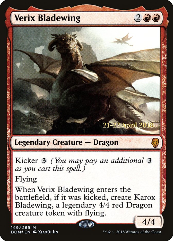 Verix Bladewing [Dominaria Prerelease Promos] | Total Play