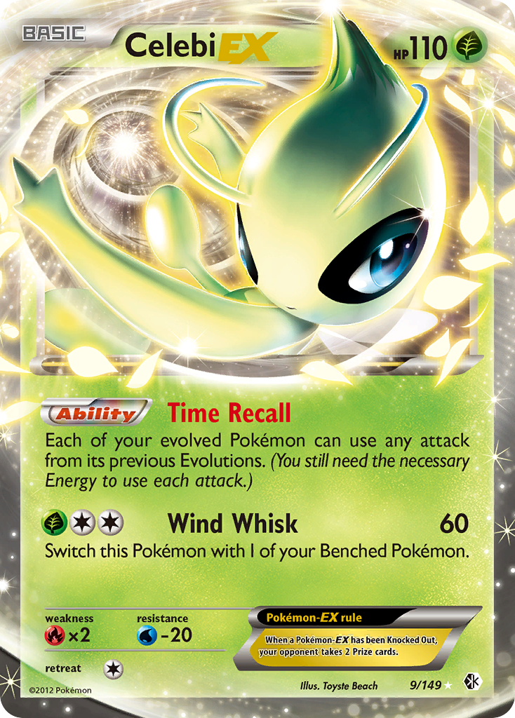 Celebi EX (9/149) [Black & White: Boundaries Crossed] | Total Play