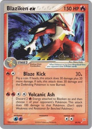 Blaziken ex (89/95) (Blaziken Tech - Chris Fulop) [World Championships 2004] | Total Play