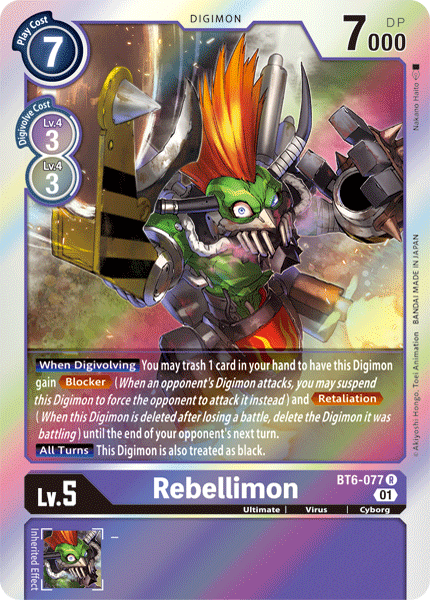 Rebellimon [BT6-077] [Double Diamond] | Total Play