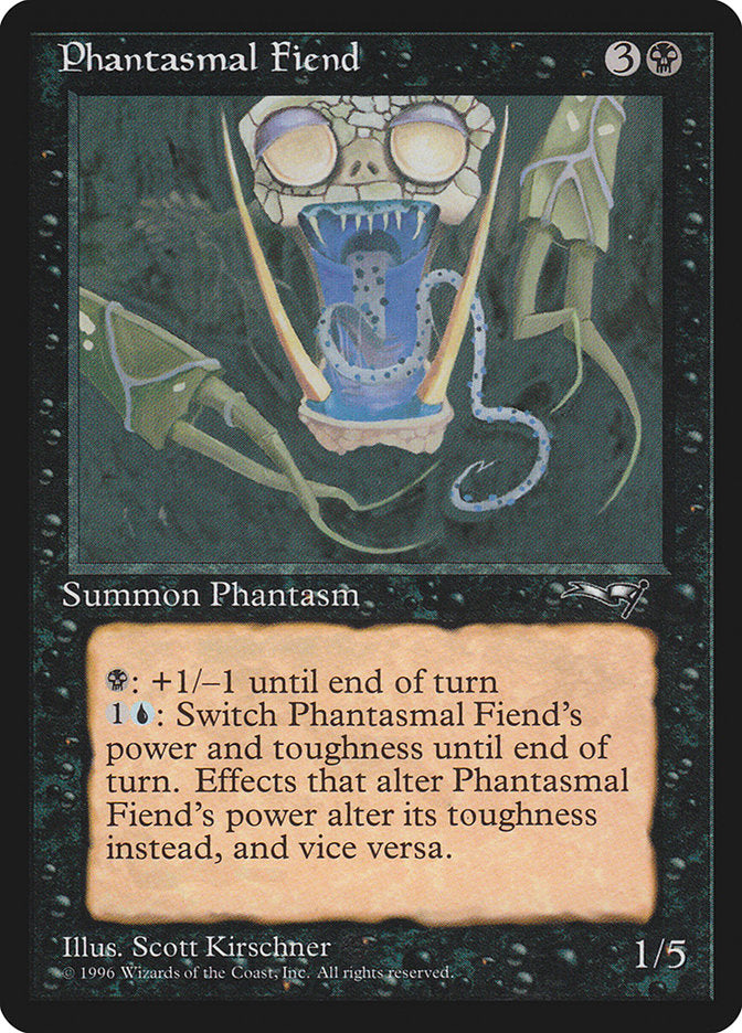 Phantasmal Fiend (Dark Green Background) [Alliances] | Total Play