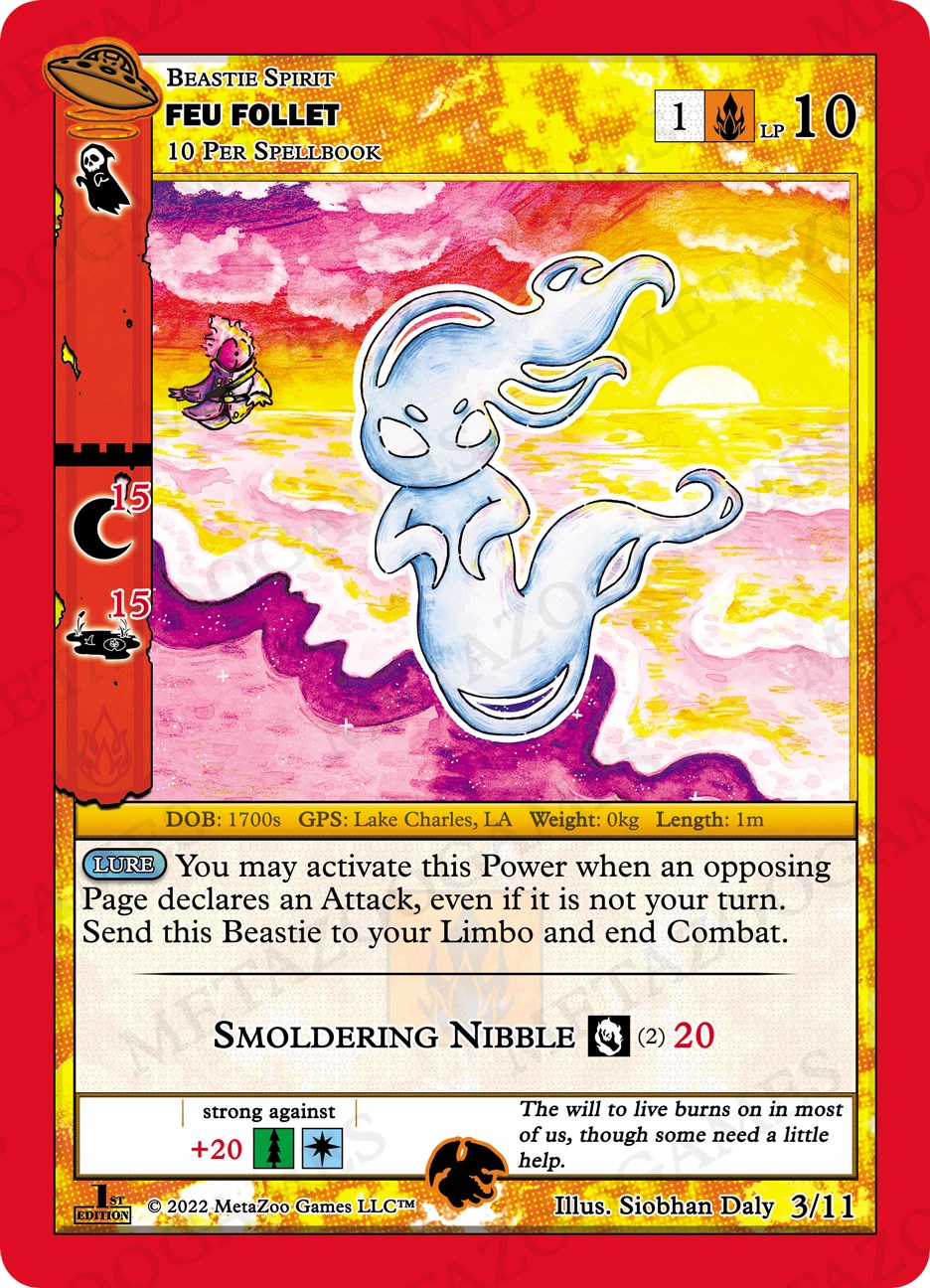 Feu Follet [Cryptid Nation: UFO First Edition Tribal Theme Decks] | Total Play