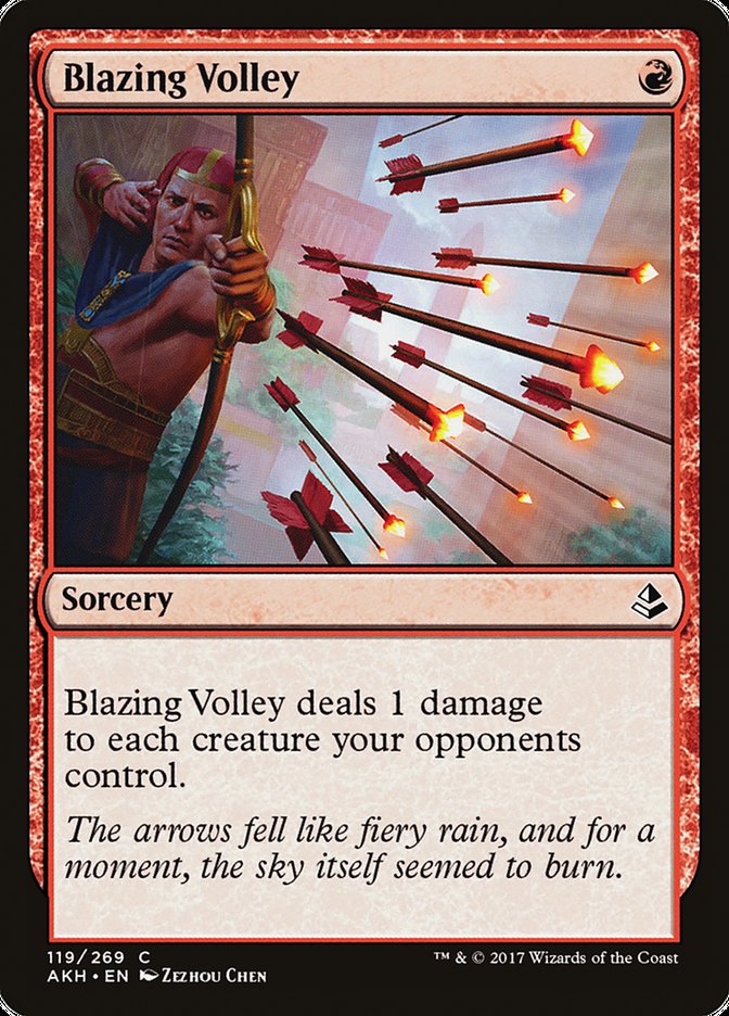 Blazing Volley [Amonkhet] | Total Play