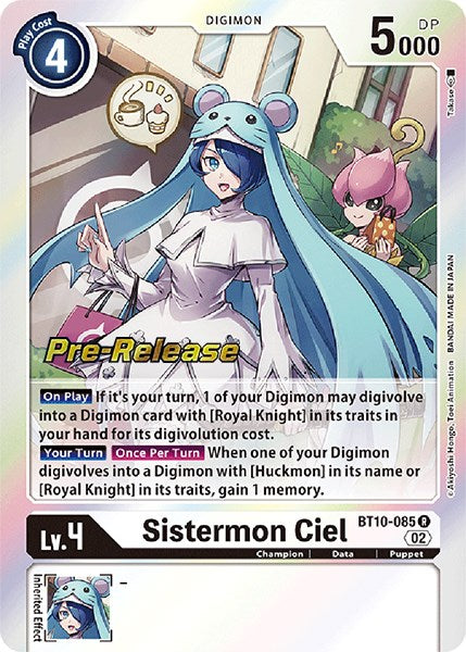 Sistermon Ciel [BT10-085] [Xros Encounter Pre-Release Cards] | Total Play