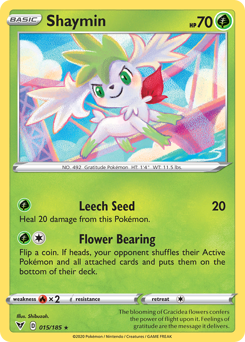 Shaymin (015/185) [Sword & Shield: Vivid Voltage] | Total Play