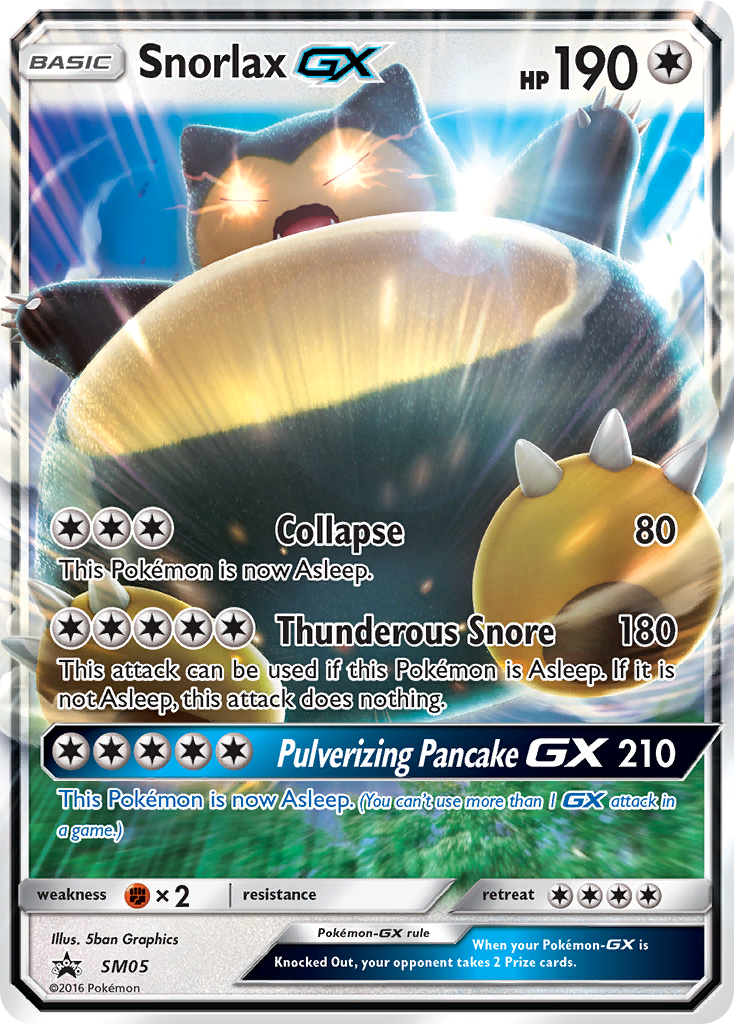 Snorlax GX (SM05) [Sun & Moon: Black Star Promos] | Total Play