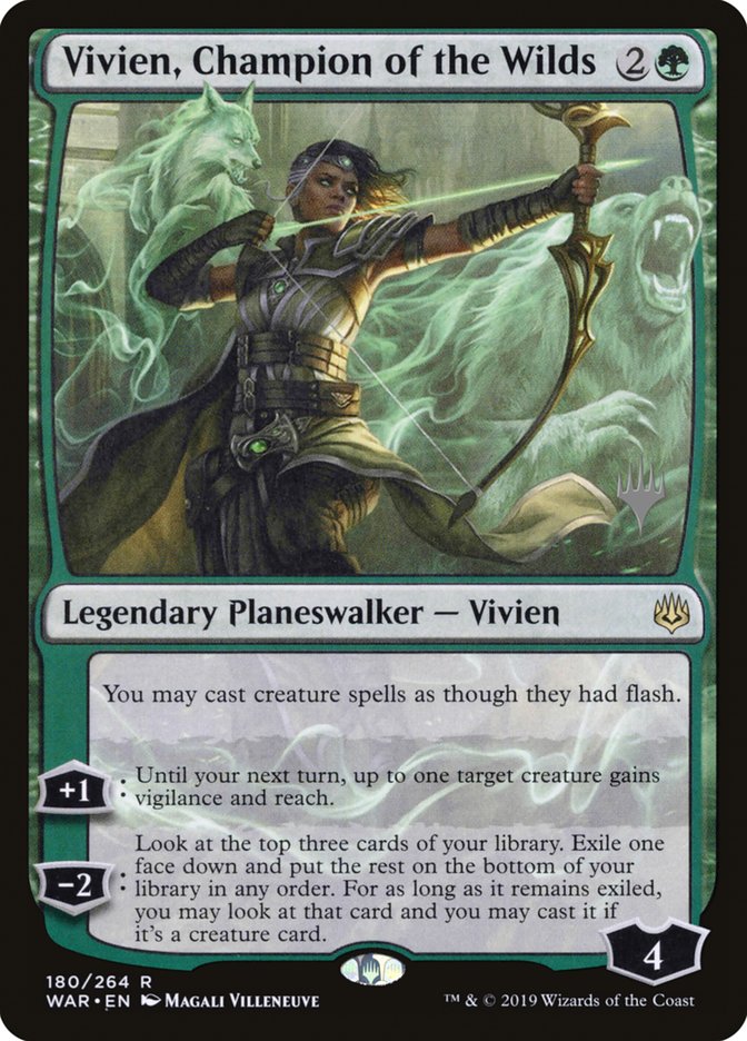 Vivien, Champion of the Wilds (Promo Pack) [War of the Spark Promos] | Total Play