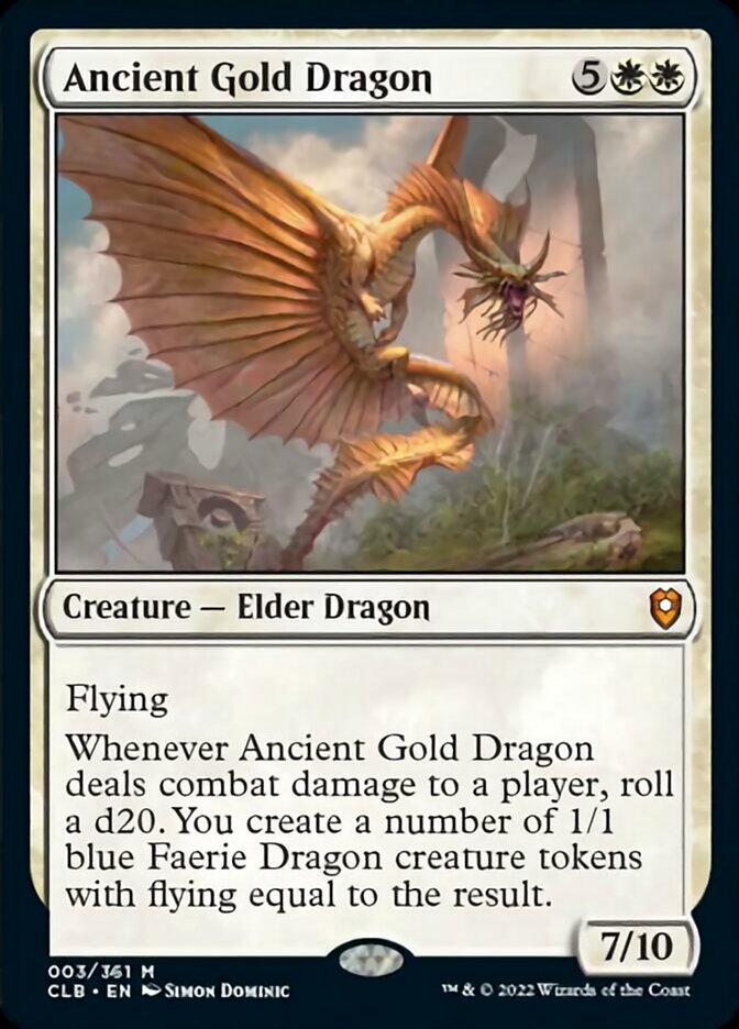 Ancient Gold Dragon [Commander Legends: Battle for Baldur's Gate] | Total Play