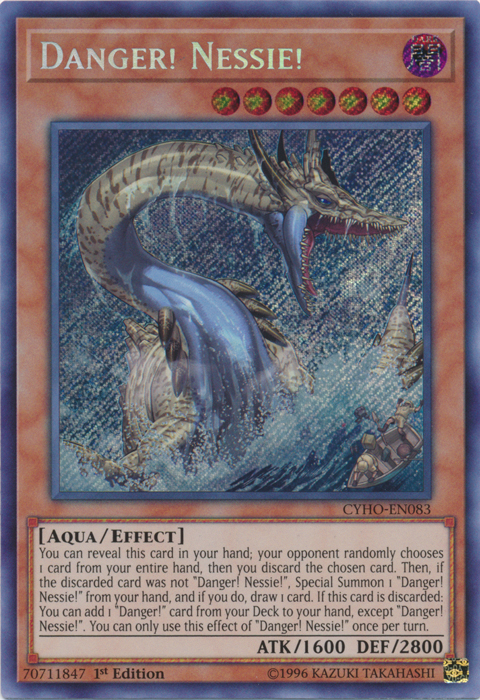 Danger! Nessie! [CYHO-EN083] Secret Rare | Total Play