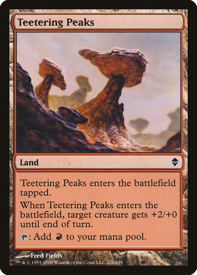 Teetering Peaks [Zendikar] | Total Play