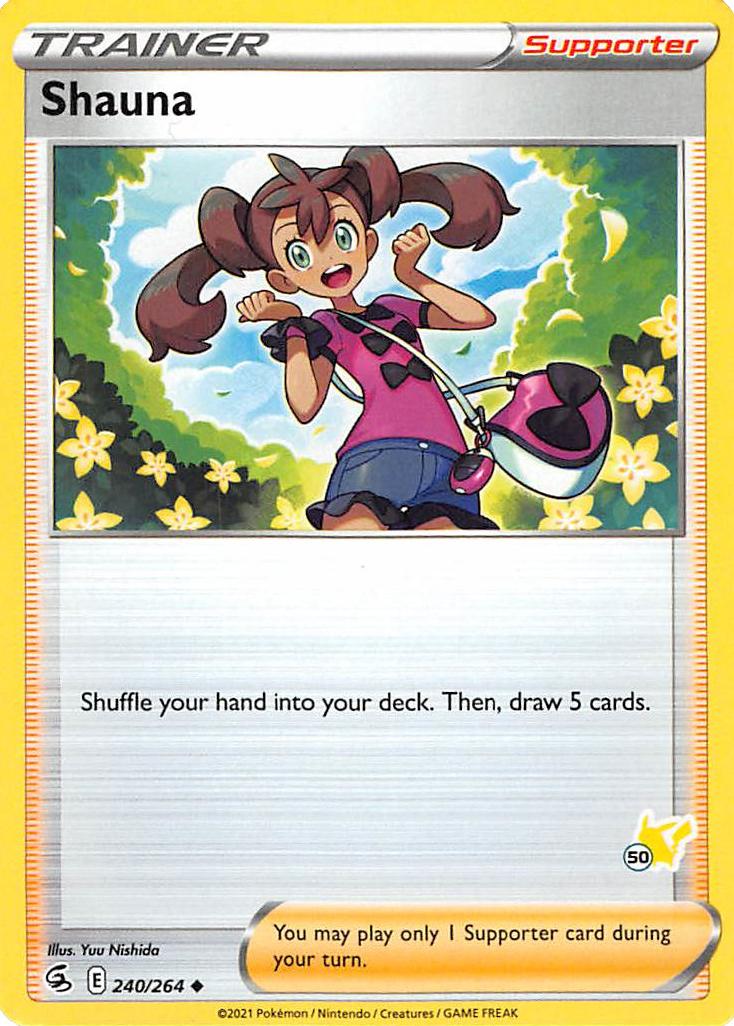 Shauna (240/264) (Pikachu Stamp #50) [Battle Academy 2022] | Total Play