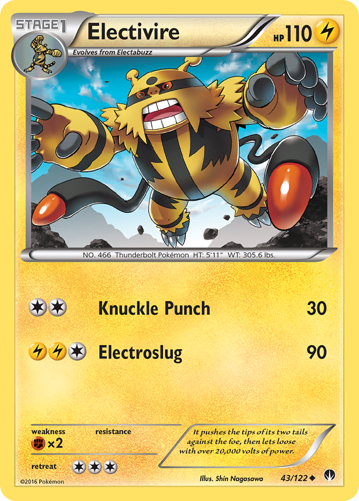 Electivire (43/122) [XY: BREAKpoint] | Total Play