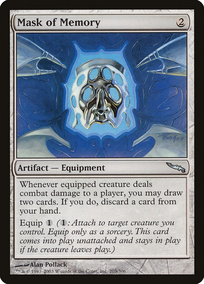 Mask of Memory [Mirrodin] | Total Play