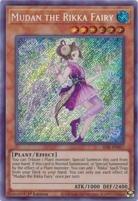 Mudan the Rikka Fairy [SESL-EN017] Secret Rare | Total Play