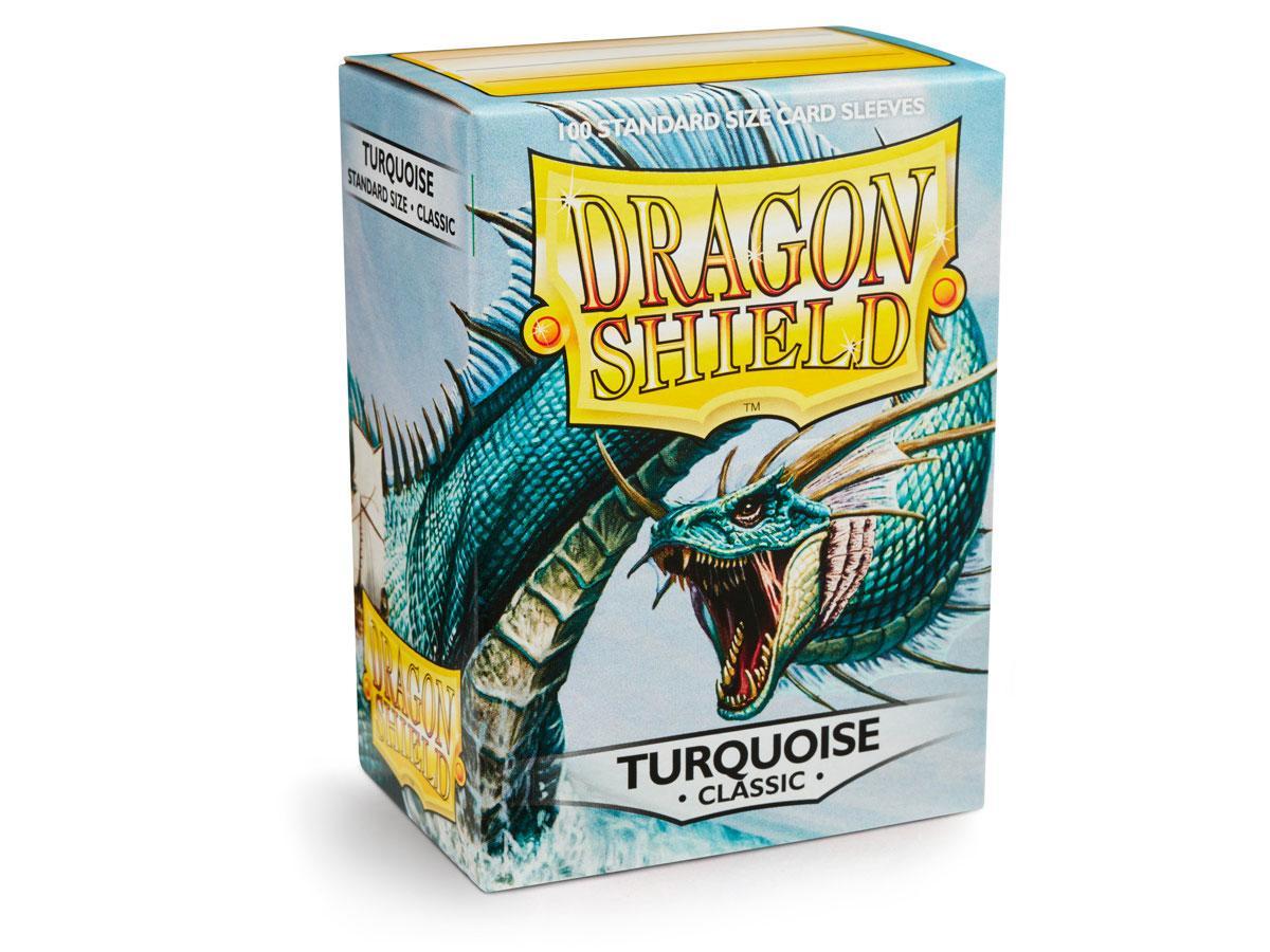 Dragon Shield: Standard 100ct Sleeves - Turquoise (Classic) | Total Play