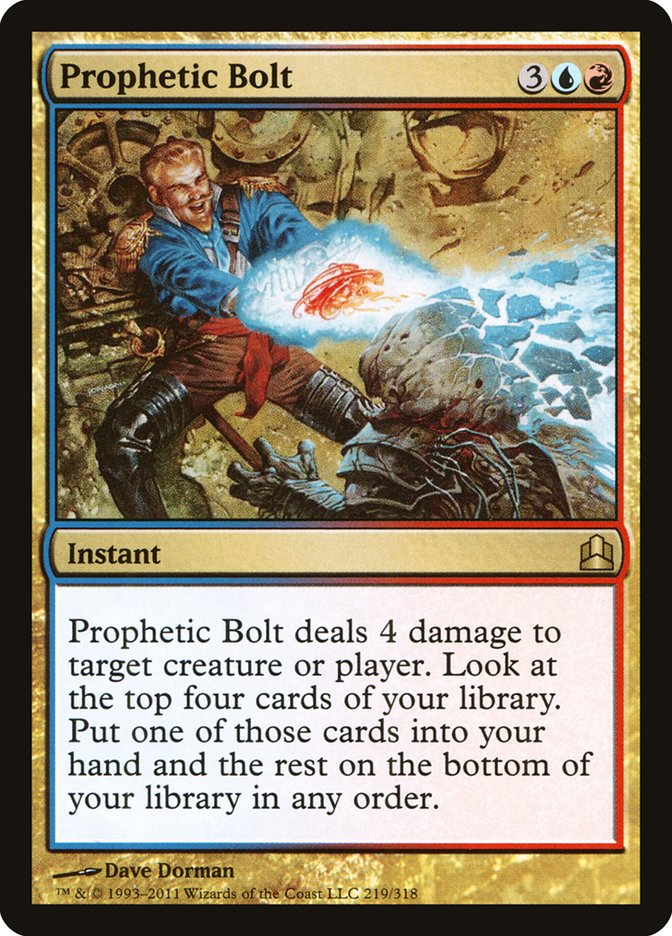 Prophetic Bolt [Commander 2011] | Total Play