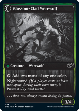 Weaver of Blossoms // Blossom-Clad Werewolf [Innistrad: Double Feature] | Total Play