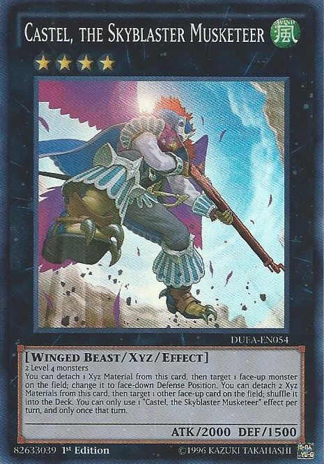 Castel, the Skyblaster Musketeer [DUEA-EN054] Super Rare | Total Play