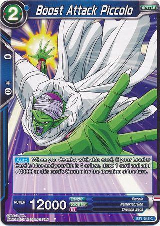 Boost Attack Piccolo (BT1-045) [Galactic Battle] | Total Play