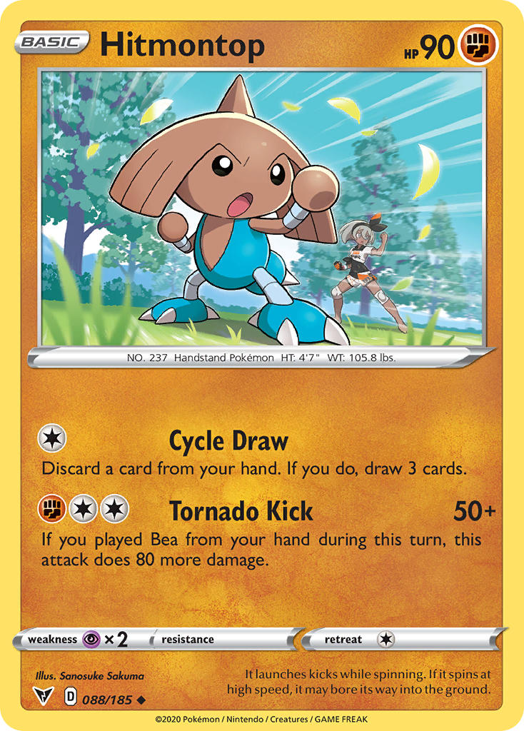 Hitmontop (088/185) [Sword & Shield: Vivid Voltage] | Total Play