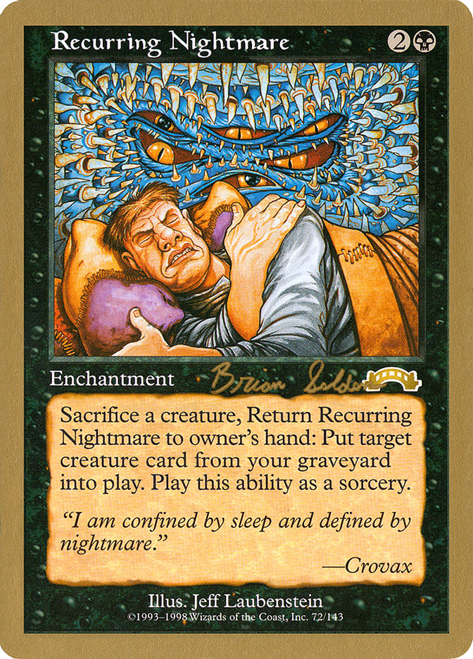 Recurring Nightmare (Brian Selden) [World Championship Decks 1998] | Total Play