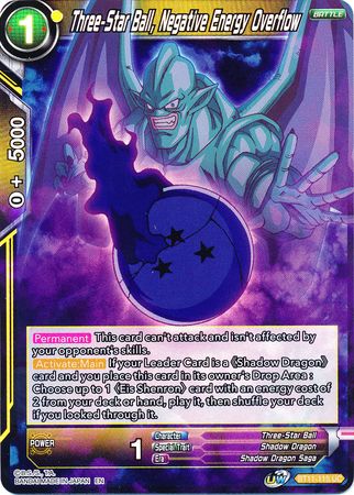 Three-Star Ball, Negative Energy Overflow (BT11-115) [Vermilion Bloodline 2nd Edition] | Total Play