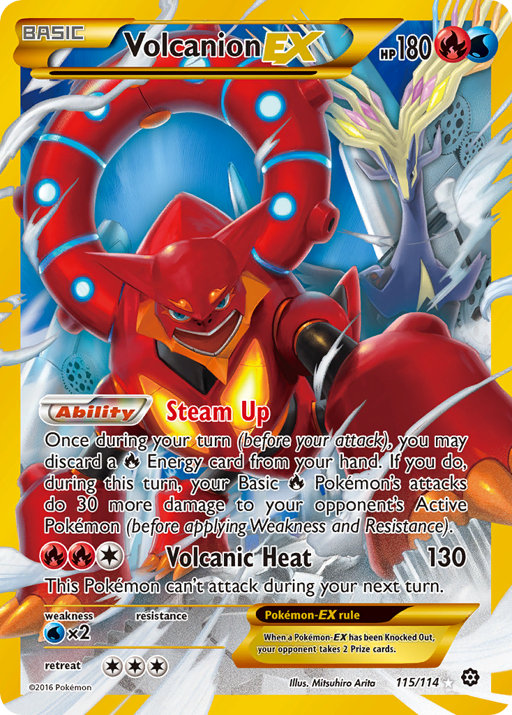 Volcanion EX (115/114) [XY: Steam Siege] | Total Play