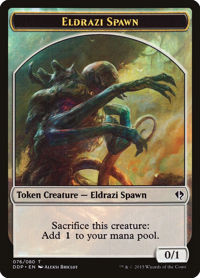 Eldrazi Spawn Token (076/080) [Duel Decks: Zendikar vs. Eldrazi] | Total Play