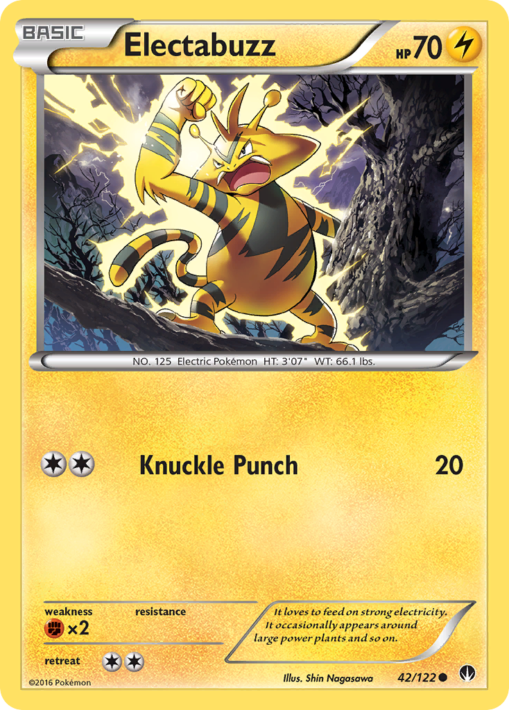 Electabuzz (42/122) [XY: BREAKpoint] | Total Play