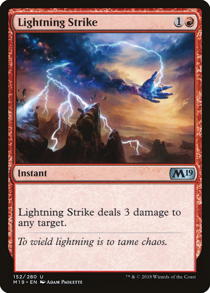 Lightning Strike [Core Set 2019] | Total Play