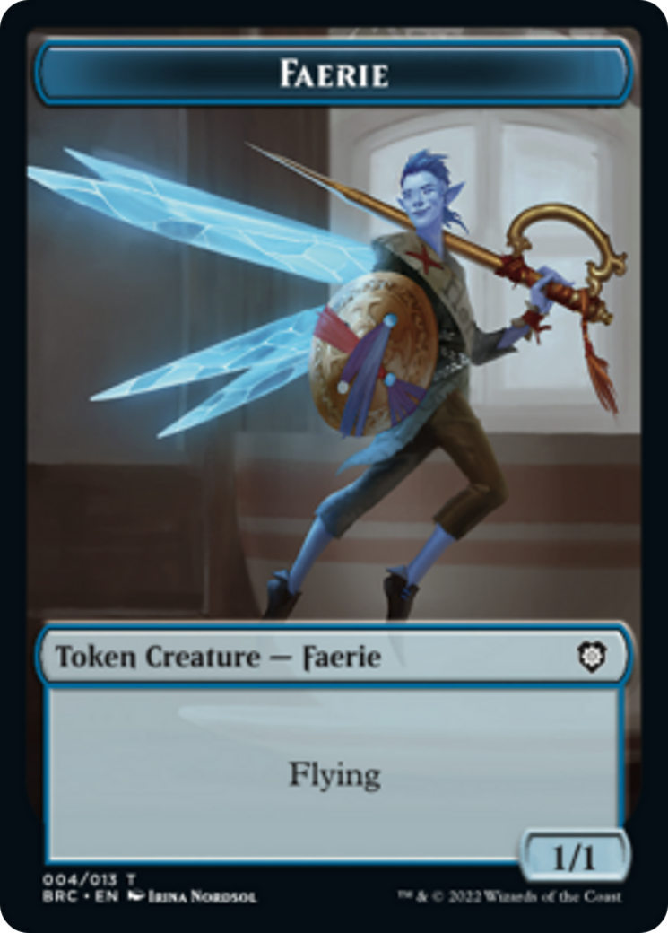 Faerie // Thopter (010) Double-Sided Token [The Brothers' War Commander Tokens] | Total Play