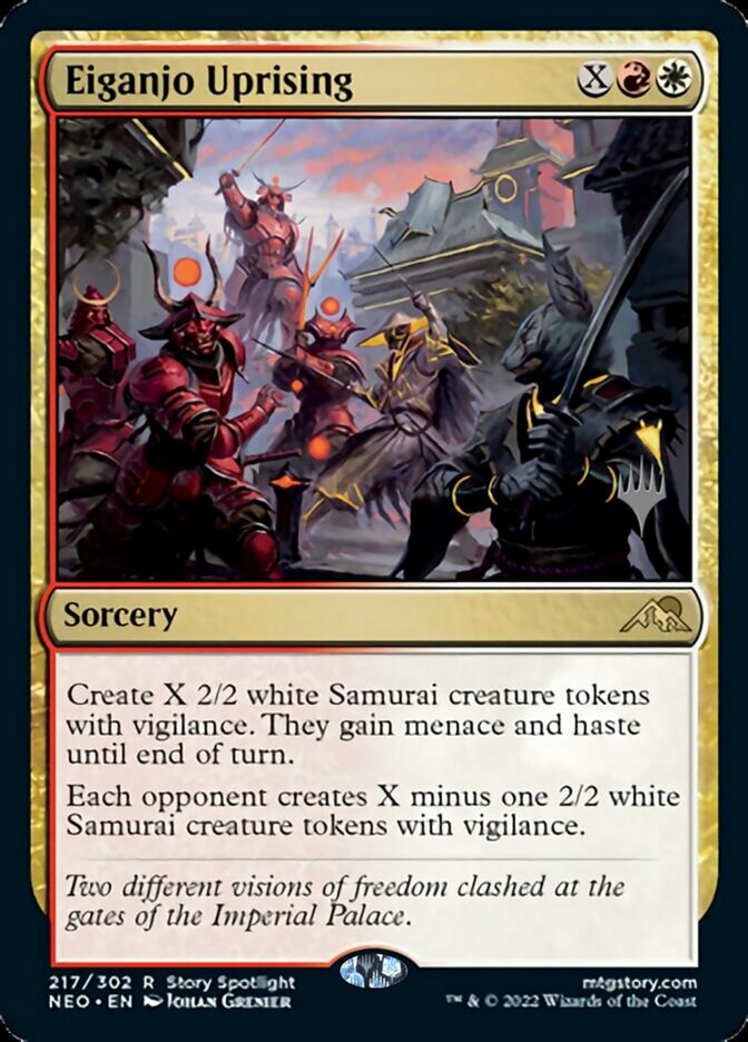 Eiganjo Uprising (Promo Pack) [Kamigawa: Neon Dynasty Promos] | Total Play