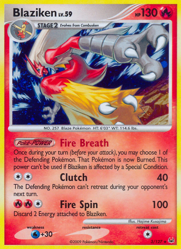 Blaziken (3/127) [Platinum: Base Set] | Total Play