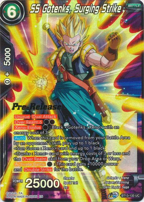 SS Gotenks, Surging Strike (BT13-133) [Supreme Rivalry Prerelease Promos] | Total Play