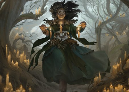 Candlegrove Witch 1 Art Card [Innistrad: Midnight Hunt Art Series] | Total Play