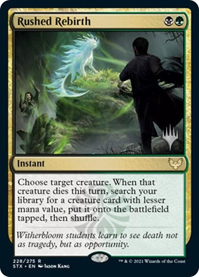 Rushed Rebirth (Promo Pack) [Strixhaven: School of Mages Promos] | Total Play