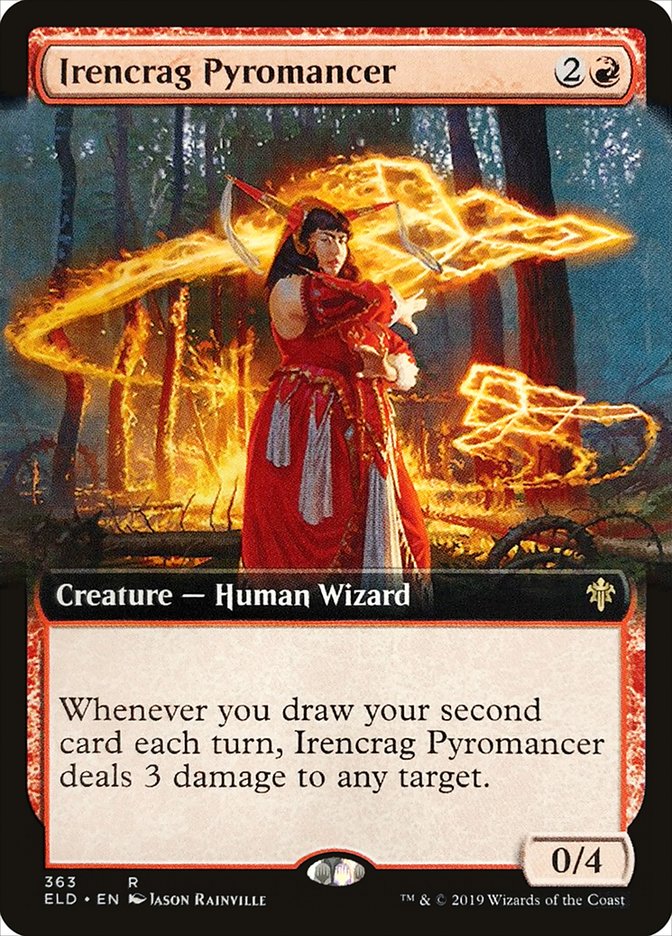 Irencrag Pyromancer (Extended Art) [Throne of Eldraine] | Total Play