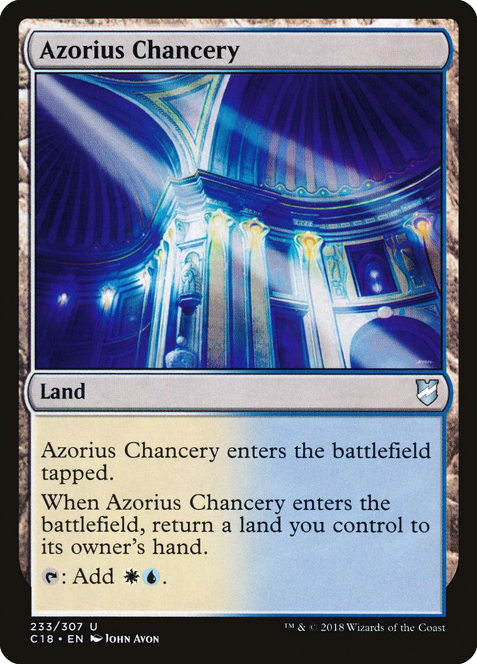 Azorius Chancery [Commander 2018] | Total Play
