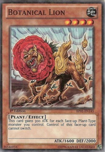 Botanical Lion [BP01-EN145] Starfoil Rare | Total Play