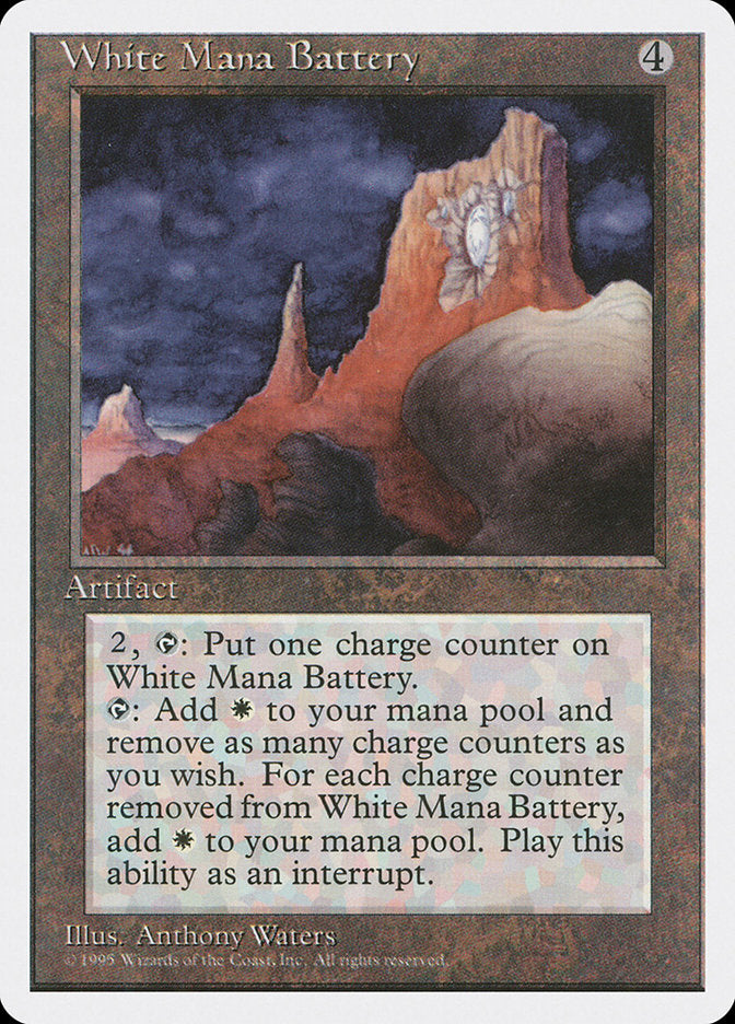 White Mana Battery [Fourth Edition] | Total Play