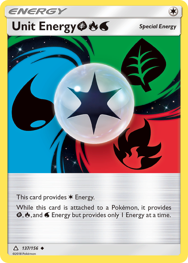 Unit Energy (137/156) (Grass, Fire, Water) [Sun & Moon: Ultra Prism] | Total Play