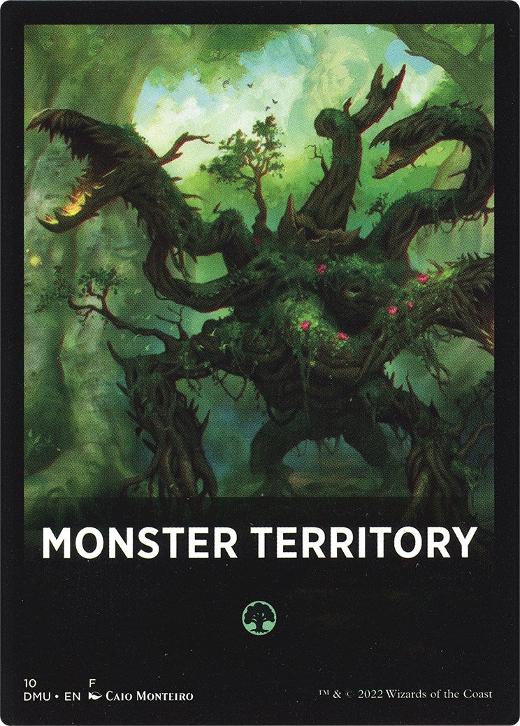 Monster Territory Theme Card [Dominaria United Tokens] | Total Play