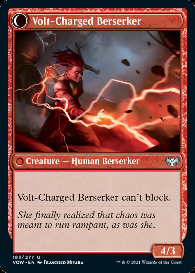 Voltaic Visionary // Volt-Charged Berserker [Innistrad: Crimson Vow] | Total Play