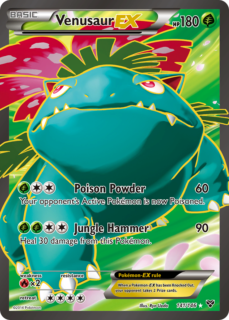 Venusaur EX (141/146) [XY: Base Set] | Total Play