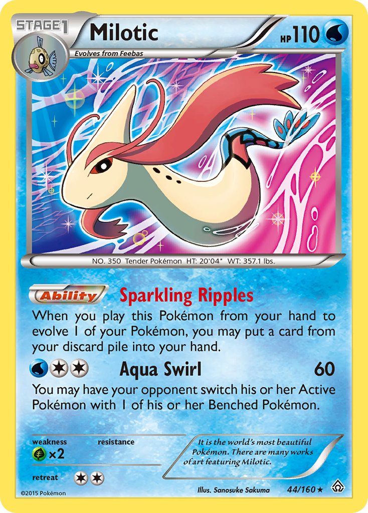Milotic (44/160) (Theme Deck Exclusive) [XY: Primal Clash] | Total Play