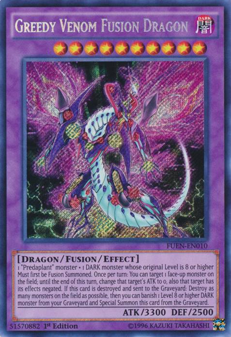 Greedy Venom Fusion Dragon [FUEN-EN010] Secret Rare | Total Play