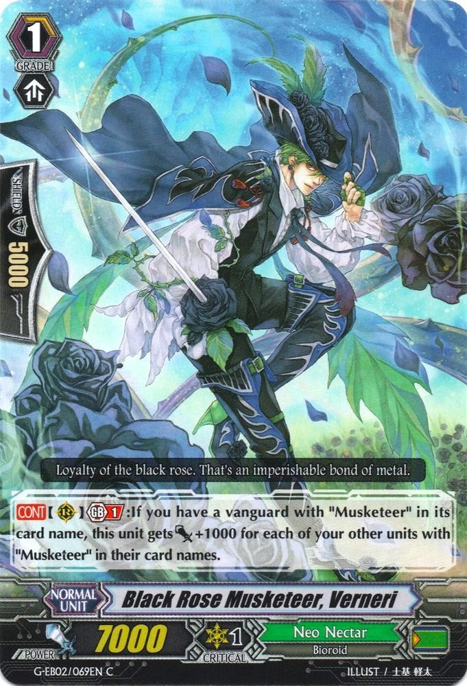 Black Rose Musketeer, Verneri (G-EB02/069EN) [The AWAKENING ZOO] | Total Play