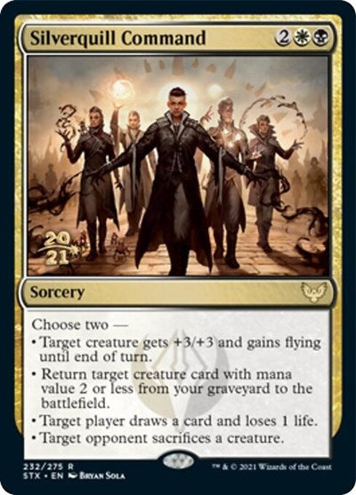 Silverquill Command [Strixhaven: School of Mages Prerelease Promos] | Total Play